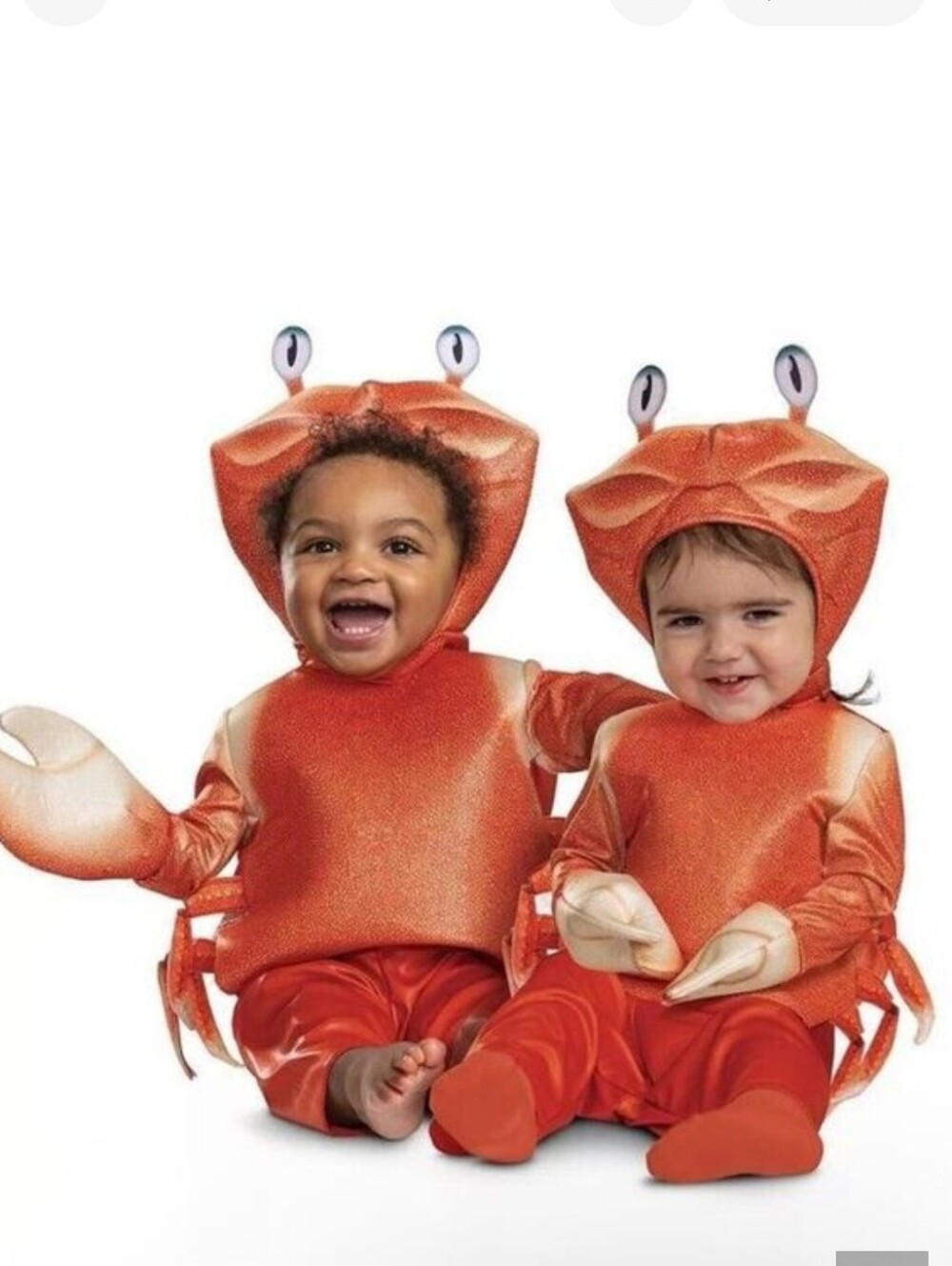 Disney The Little Mermaid Sebastian Infant Costume Halloween Size 12-18 Mo. NEW